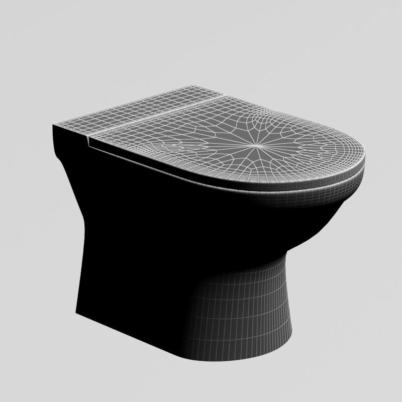Toilet 002 3D model_4