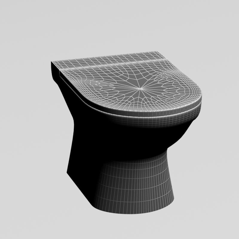 Toilet 002 3D model_5