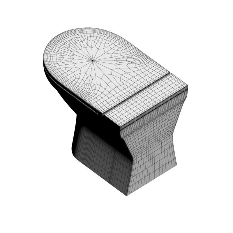 Toilet 002 3D model_23