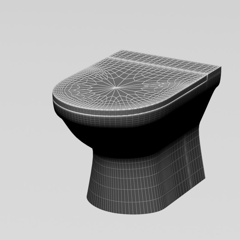 Toilet 002 3D model_6