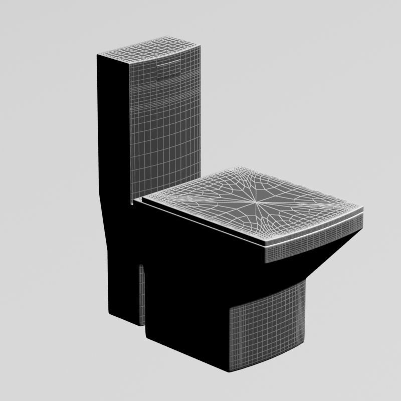 Toilet 003 3D model_4