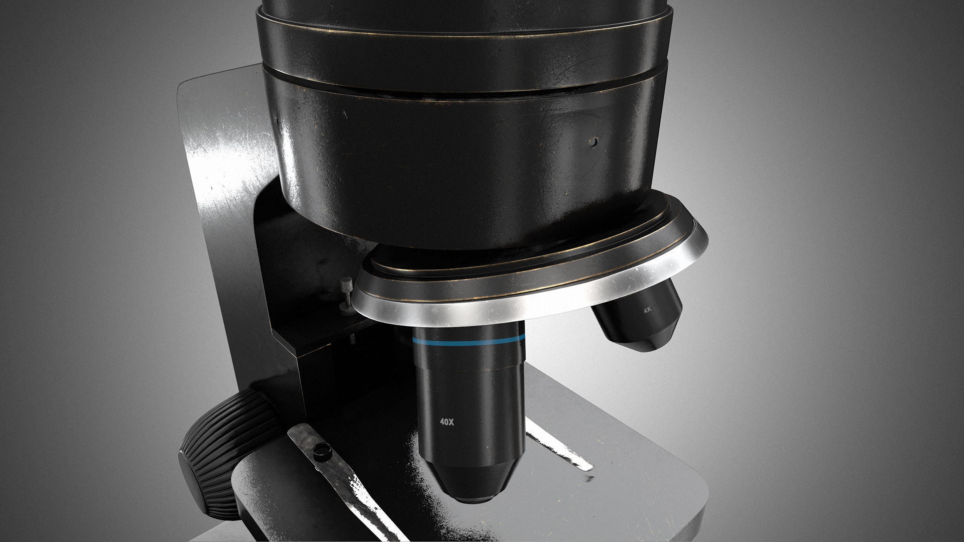 Microscope 3D model