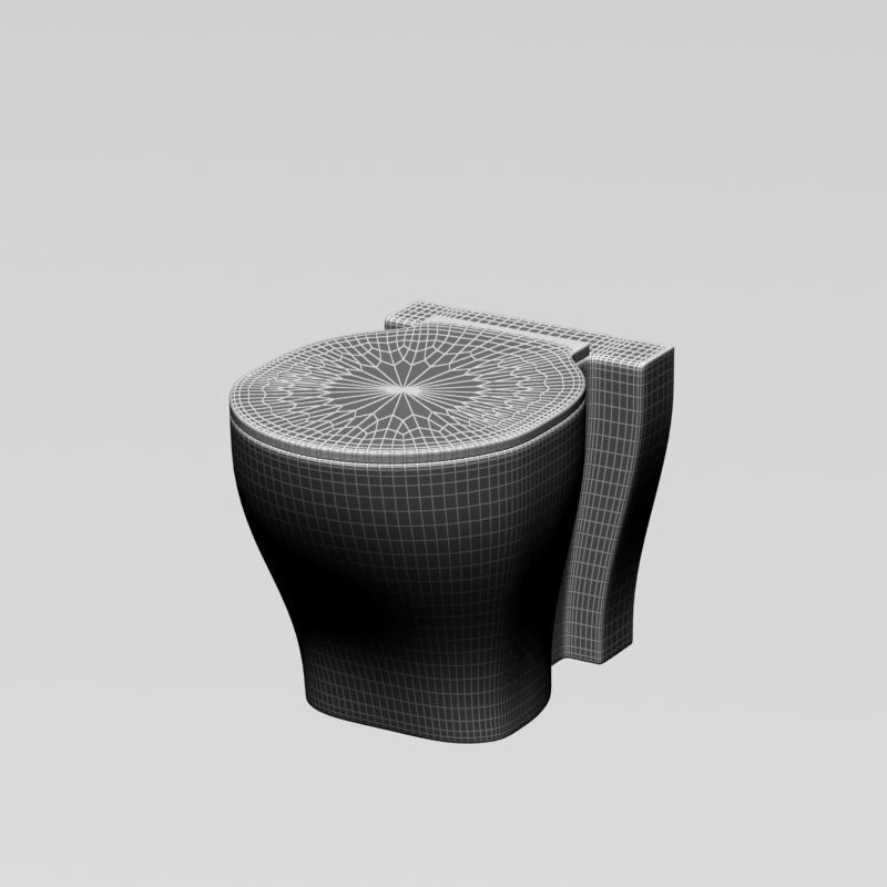 Toilet 005 3D model_6