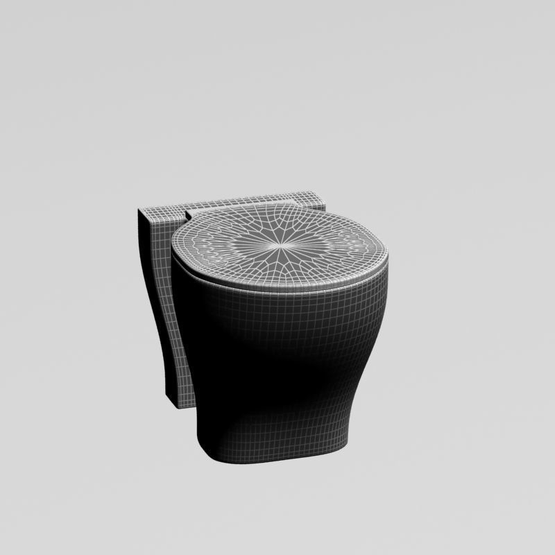 Toilet 005 3D model_5