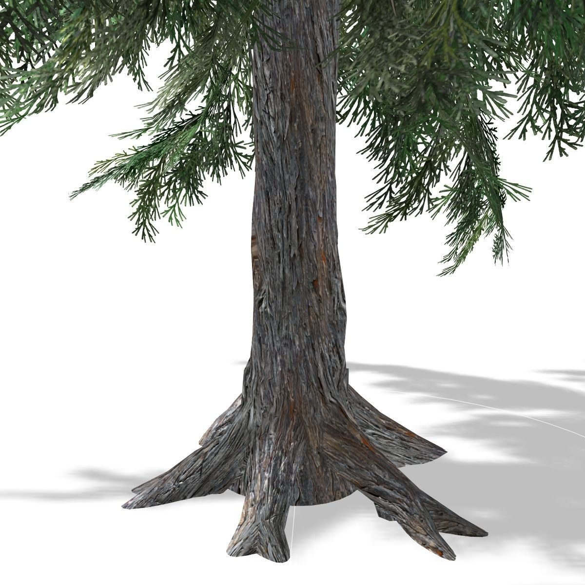 Tree-00011 pine tree Low-poly 3D model_4