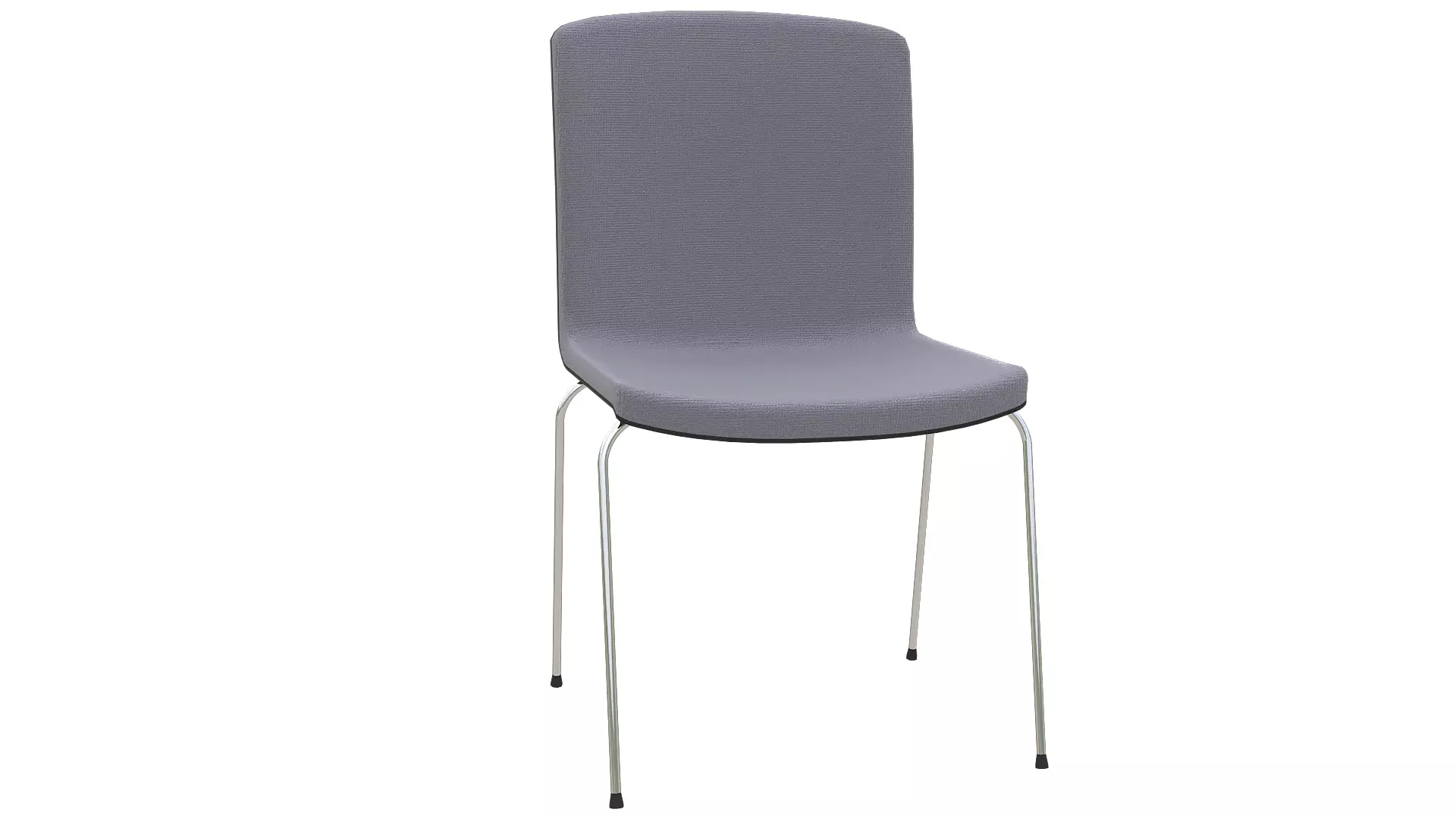 Low price padded office chair 3D model