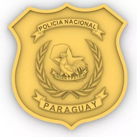 Escudo Policia Nacional de Paraguay 3D print model