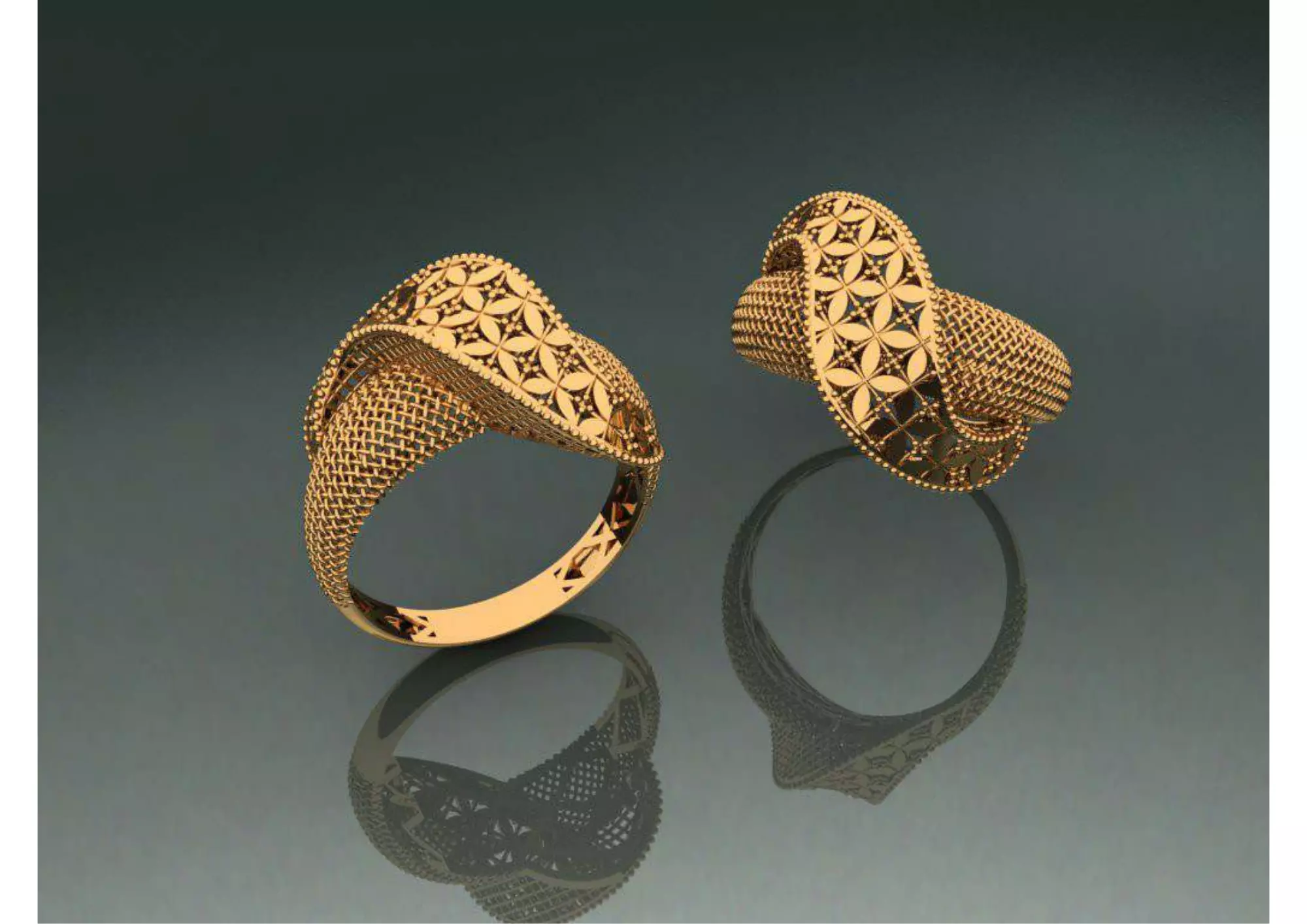 Beautiful Turkish Ring 3D print model
