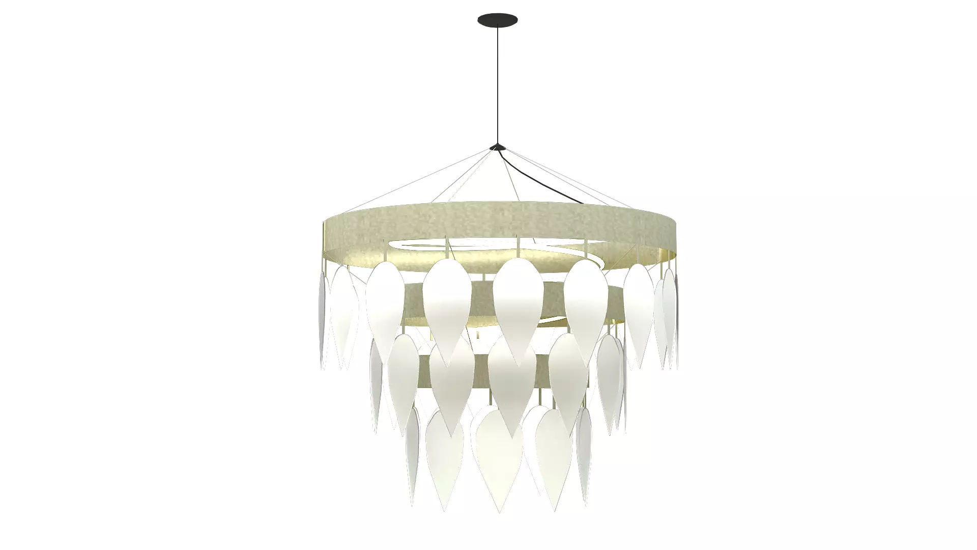 Modern hanging lamp 3D model
