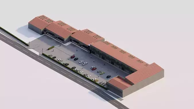 Futuristic Skyscraper-Building office-Modern office 3D model 3