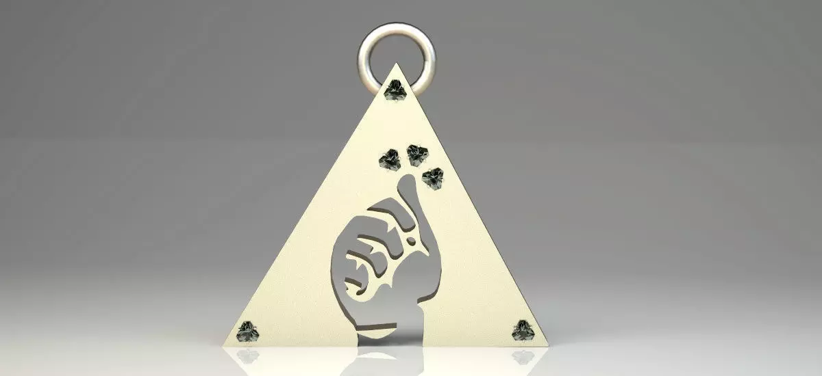 A Letter Pendant for Man and Women Jewelery Pendant 3D print model