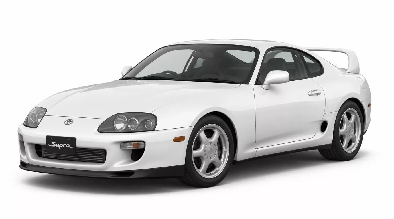 Toyota Supra MK4 Sports Car Low-poly 3D model