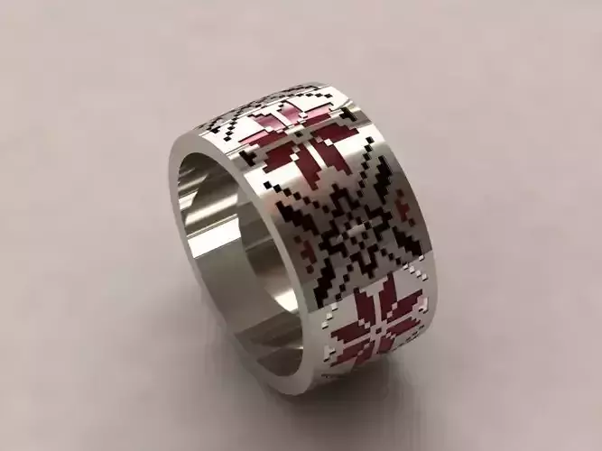 Enamel ring 3D print model