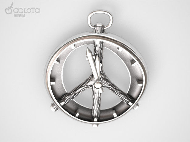 Doomsday Clock pendant - original by IvanGolota 3D print model_2