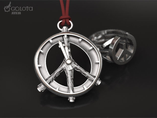 Doomsday Clock pendant - original by IvanGolota 3D print model_4