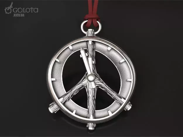 Doomsday Clock pendant - original by IvanGolota 3D print model_0