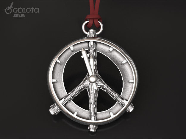 Doomsday Clock pendant - original by IvanGolota 3D print model