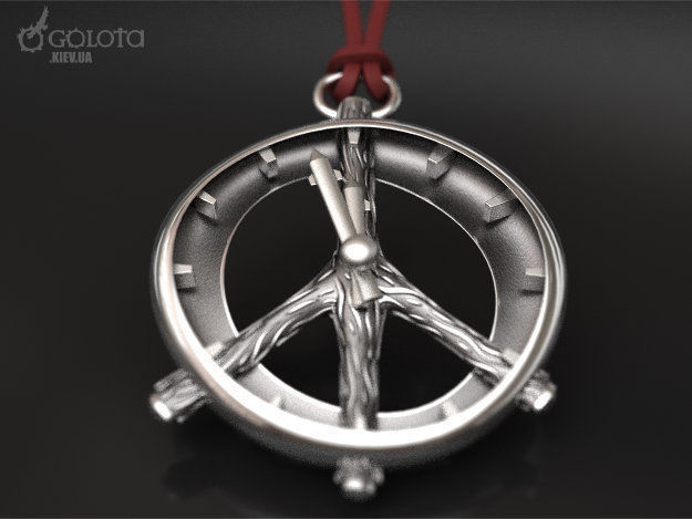 Doomsday Clock pendant - original by IvanGolota 3D print model_3