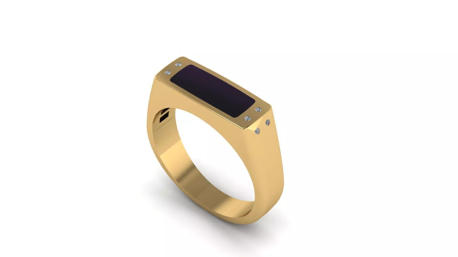 Men ring 3D print model_0