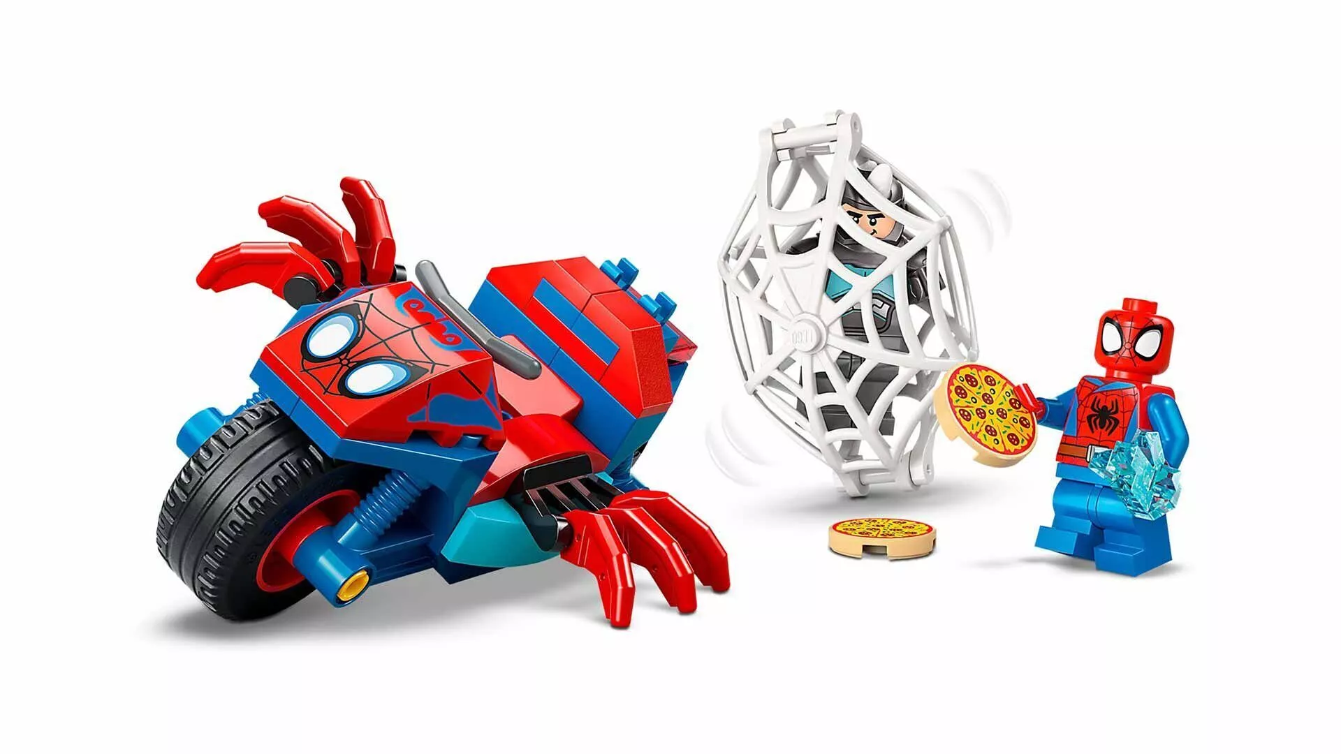 TwindBricks3D - 11206 Spidey on his Motorcycle vs Rhino 3D print model