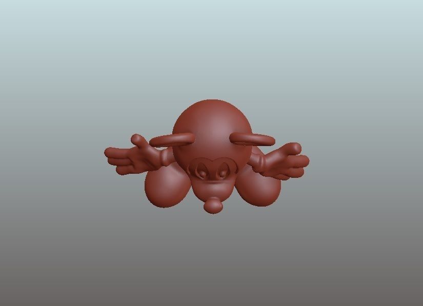 Mickey Mouse printable sculpt 3D print model_9