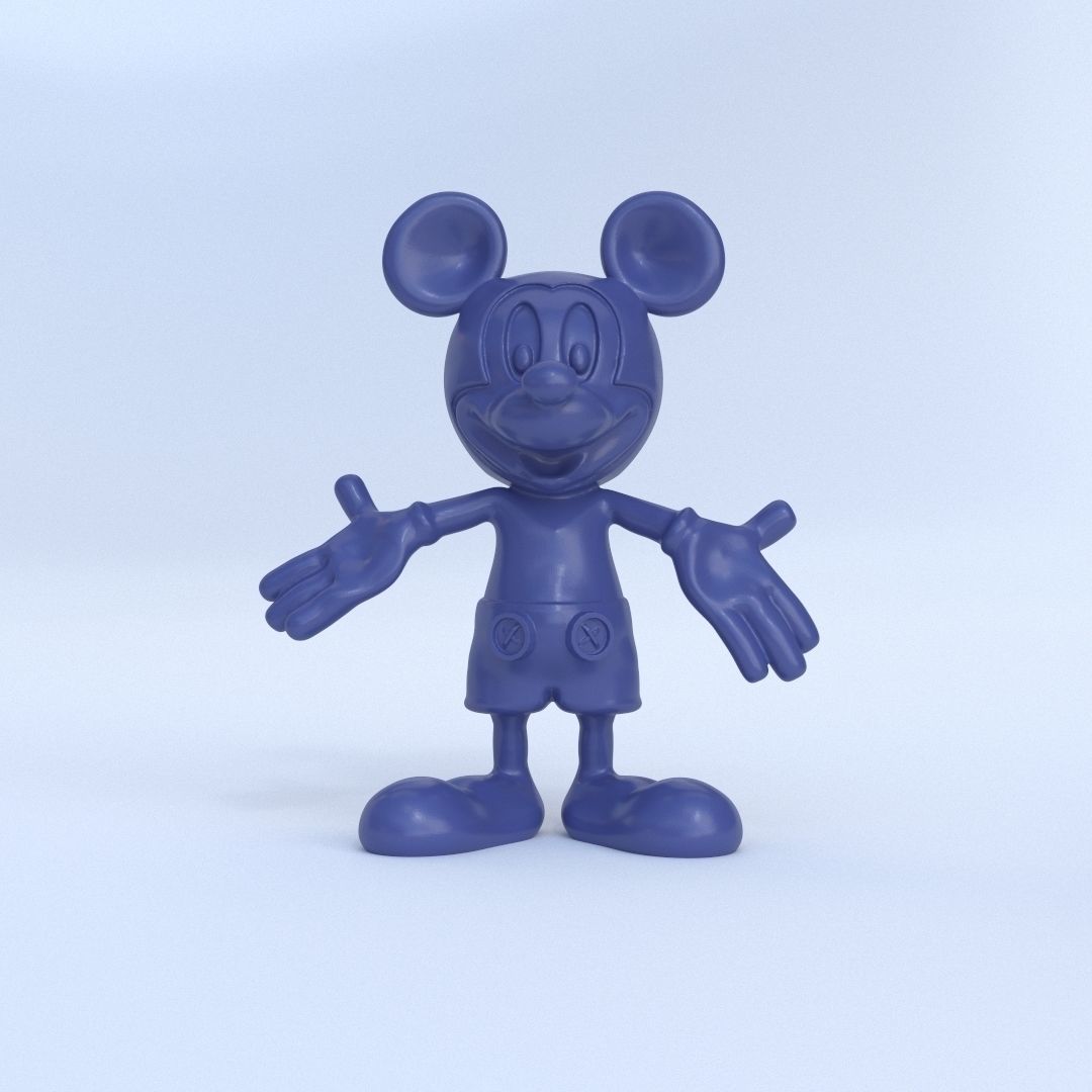 Mickey Mouse printable sculpt 3D print model_2