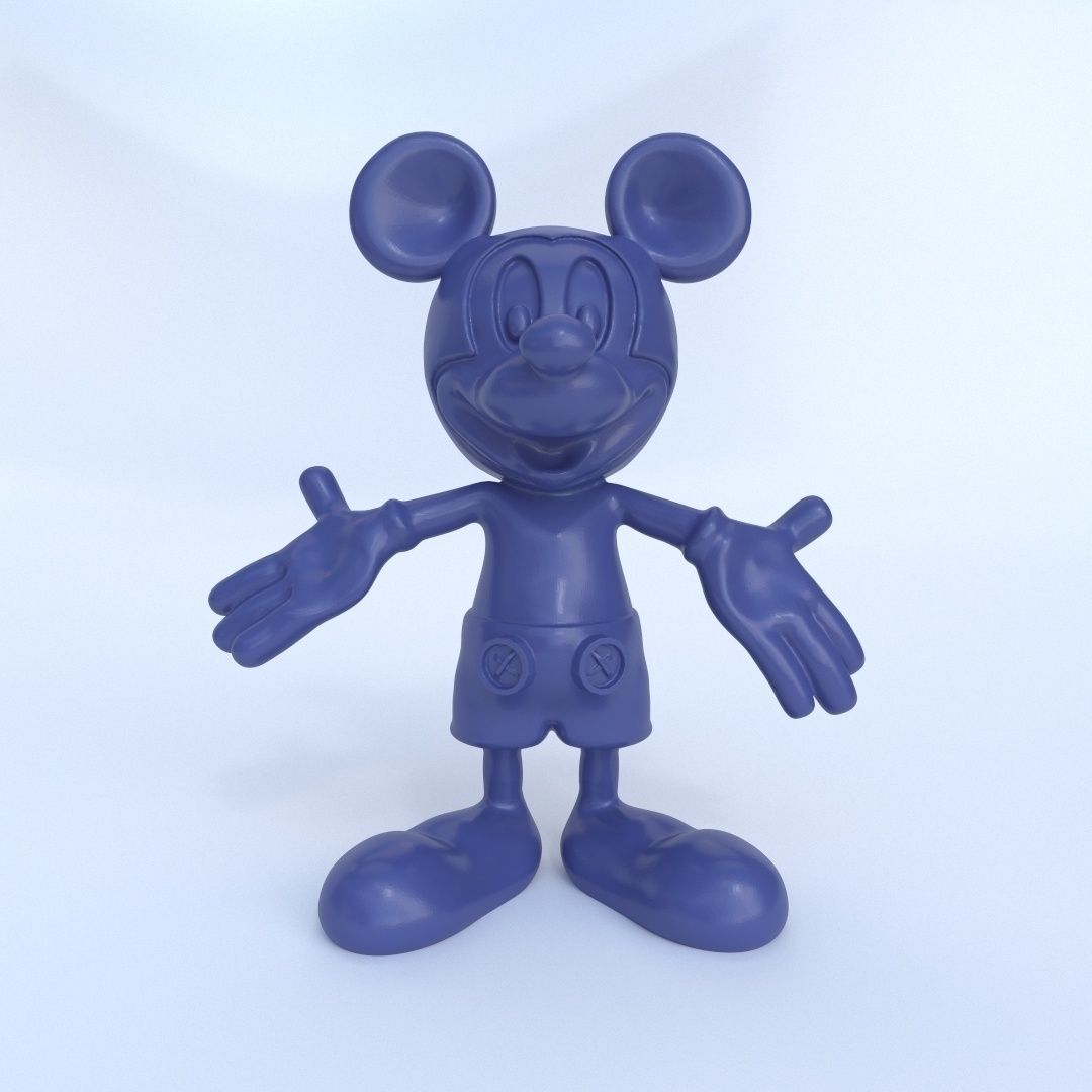 Mickey Mouse printable sculpt 3D print model_3