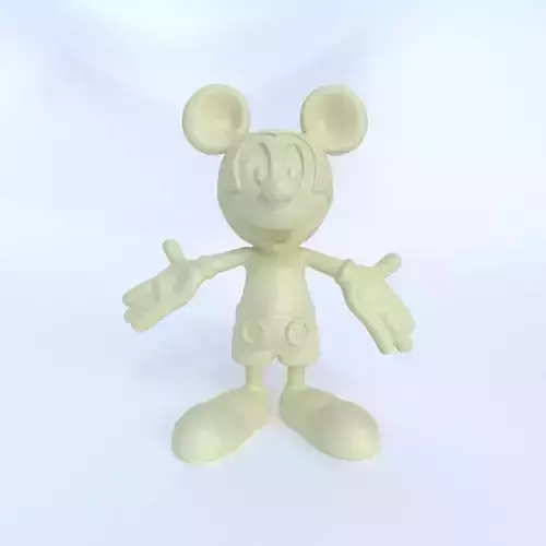 Mickey Mouse printable sculpt 3D print model