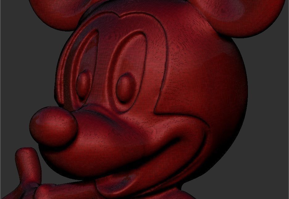 Mickey Mouse printable sculpt 3D print model_10