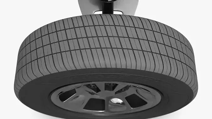Wheel from Chevrolet Astro Van 1995 3D model 4