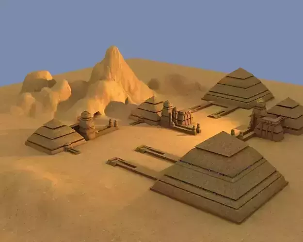 Martian Giza 3D model