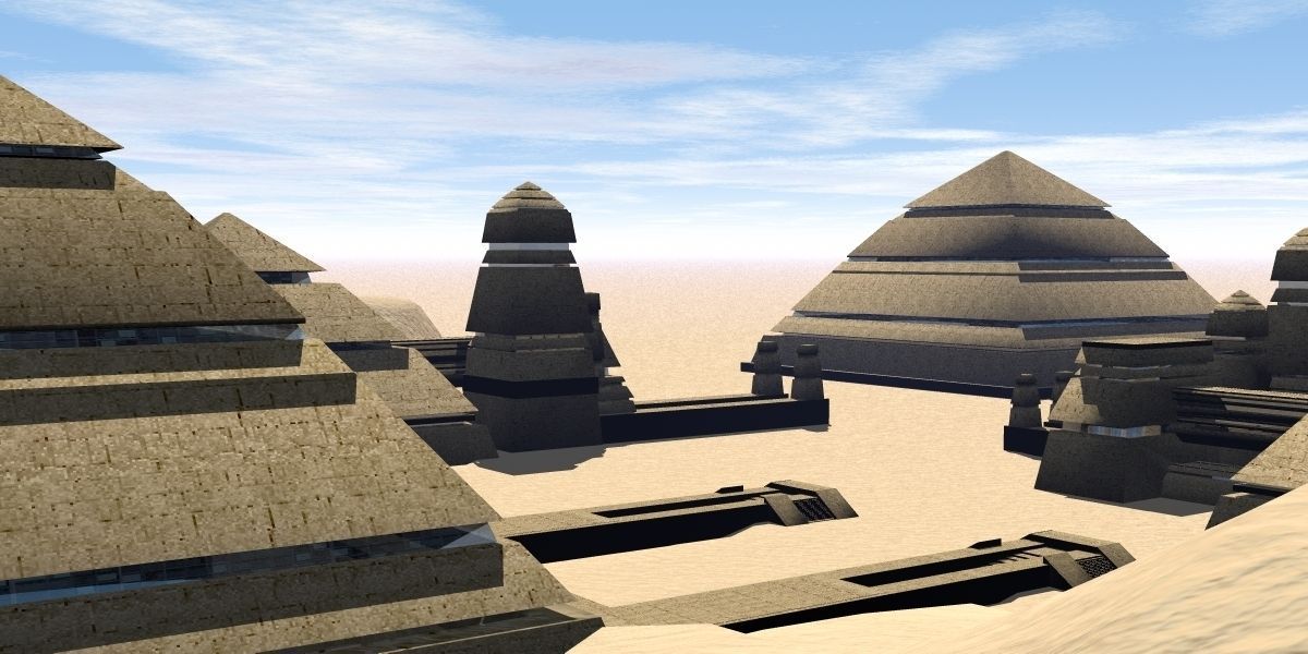 Martian Giza 3D model_3