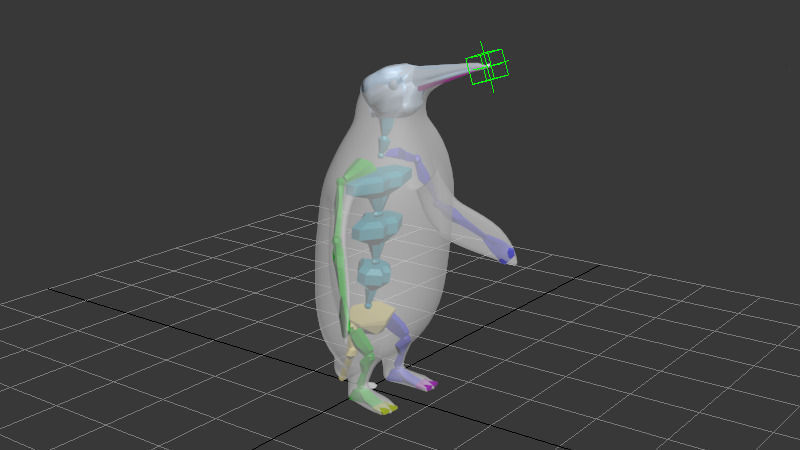 Emperor penguin Low-poly 3D model_11
