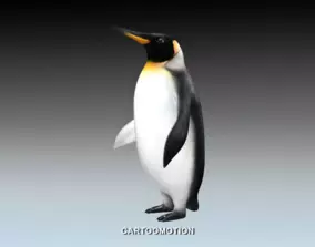 邦楽 Clippers-King penguin/Wicked babylon Baby Emperor Penguin Animated | Blender 3D Model | VFX Grace