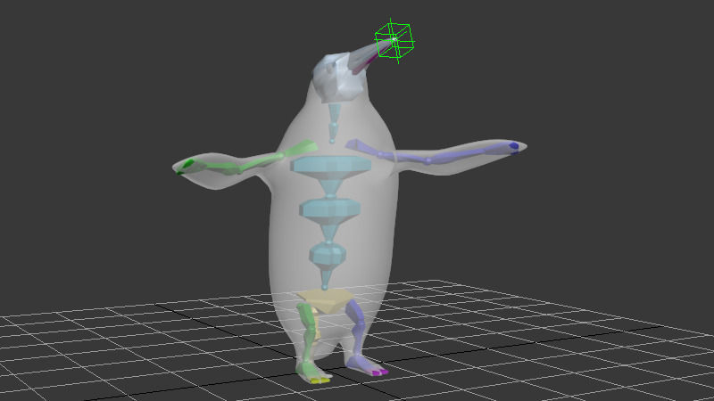 Emperor penguin Low-poly 3D model_10