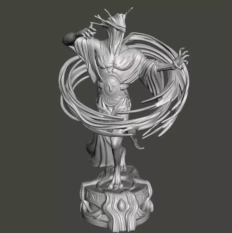 Ethereal WeaverCosmic Wind Sorcerer Miniature 3D print model
