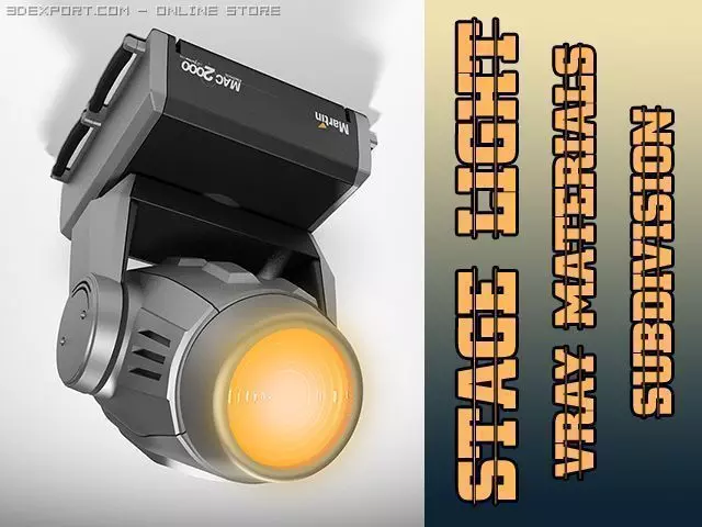 Martin Moving Head Stage Light 3D model