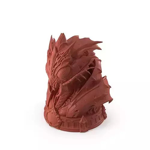 Sci-fi Print Ready The Hive Queen Bust 009