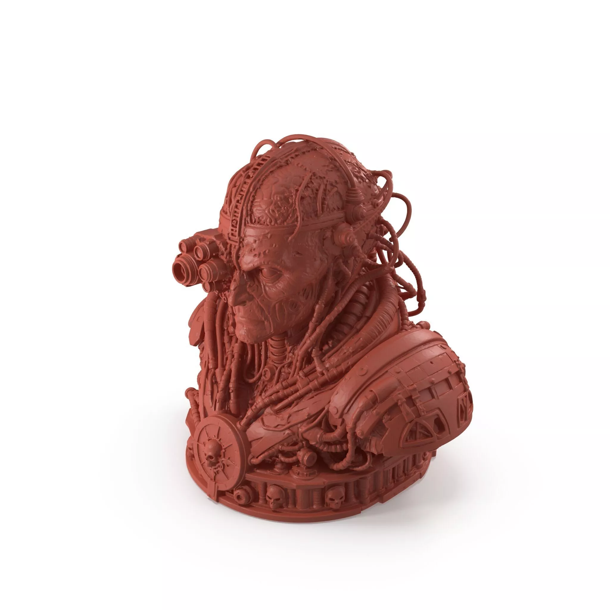 Sci-fi Print Ready The Mechanist Bust 008 3D print model