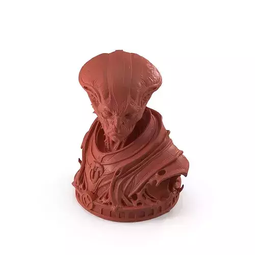 Sci-fi Print Ready The Ancient Bust 004