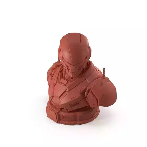 Sci-fi Print Ready The Sentinel Bust 003