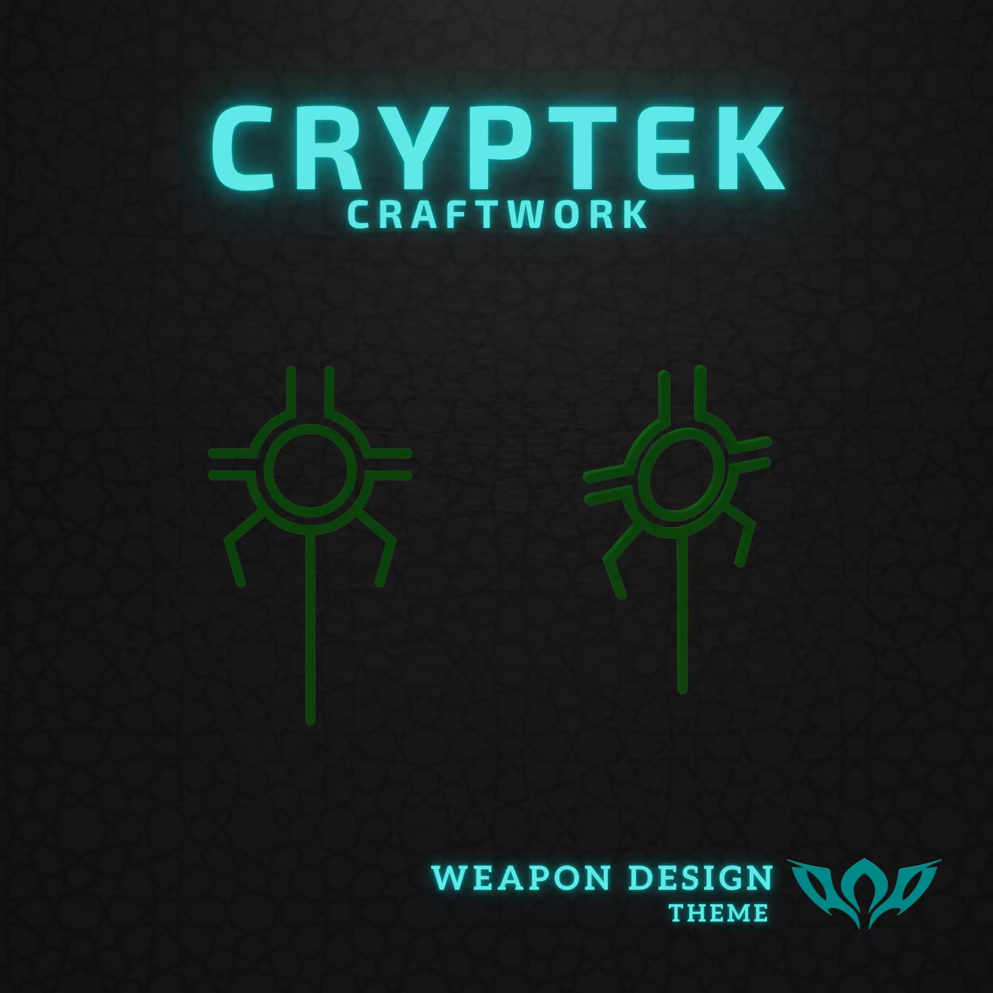 13 Warhammer 40K Necron Oruscar Dynasty Symbol - 3D Print Free 3D print model