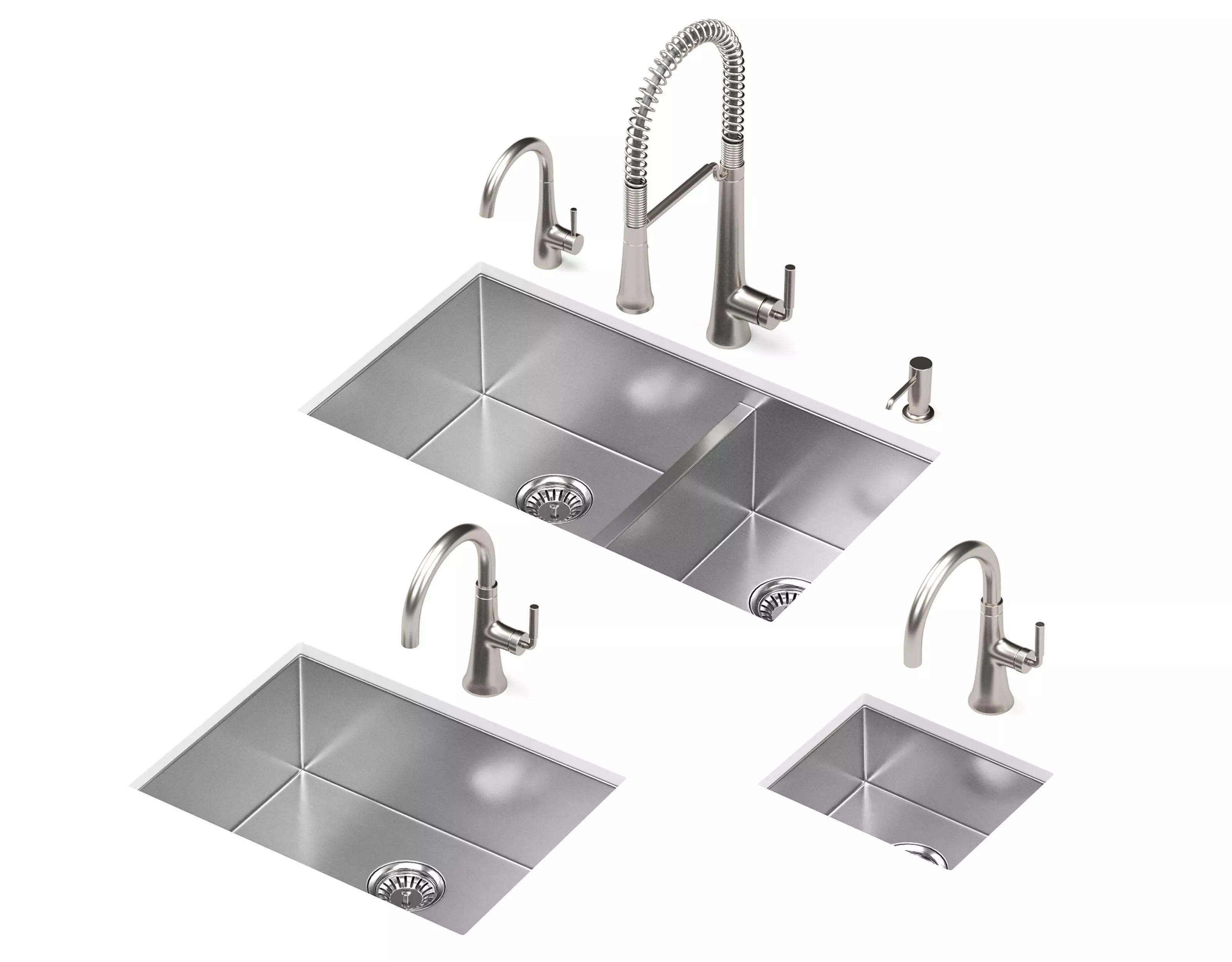 KOHLER sink set collection 3D model