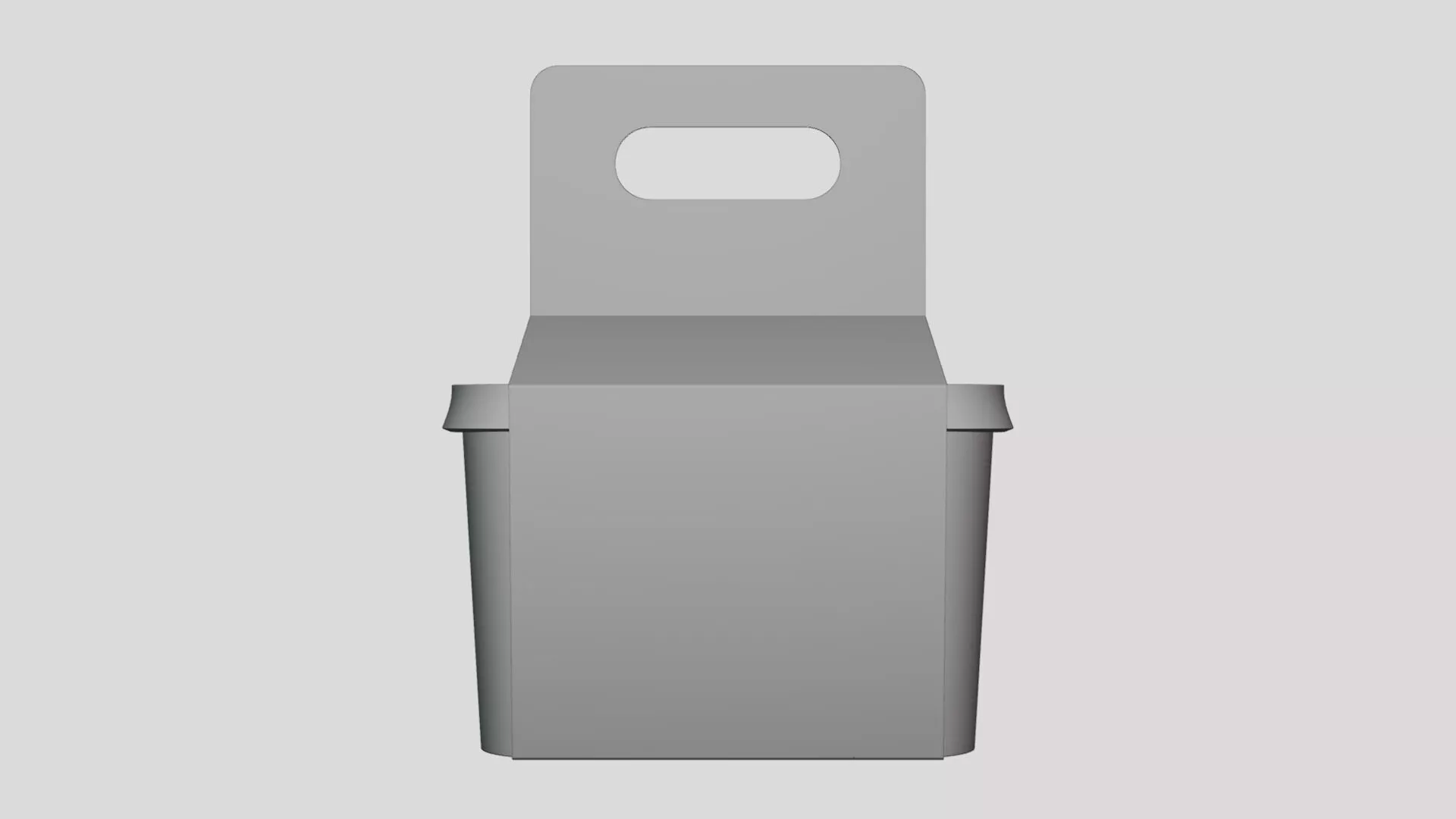 Butter Spread Container - Geometry Only No Textures No Materials 3D model