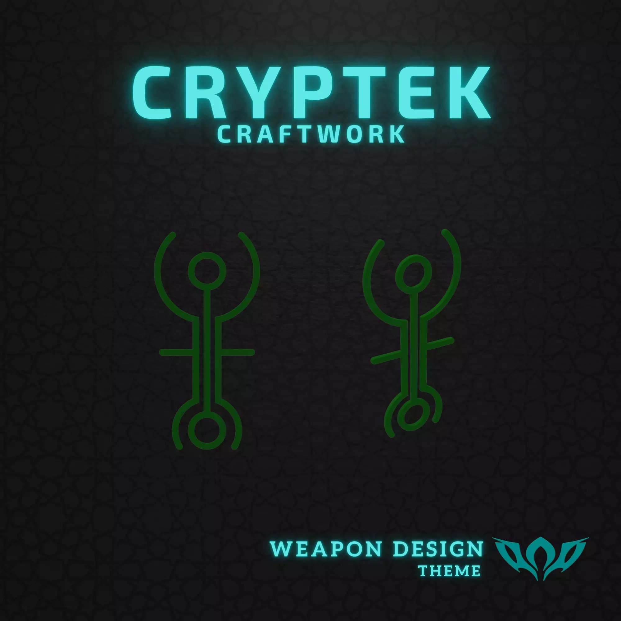 14 Warhammer 40K Necron Sautekh Dynasty Symbol - 3D Print Free 3D print model