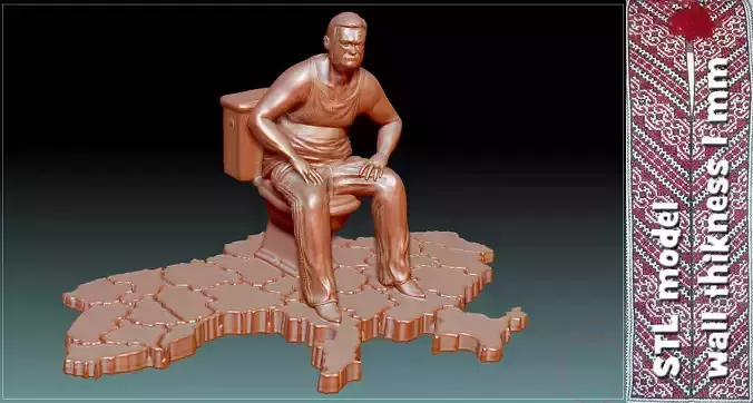 Monument to corruption stl 3D print model