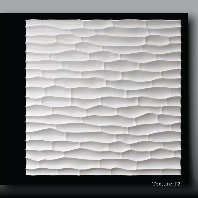 Organic 3DTexture TEXTURE P2 Seamless CNC Partition Panel 3D print model