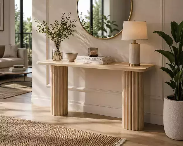Interior Wooden Table 3D model