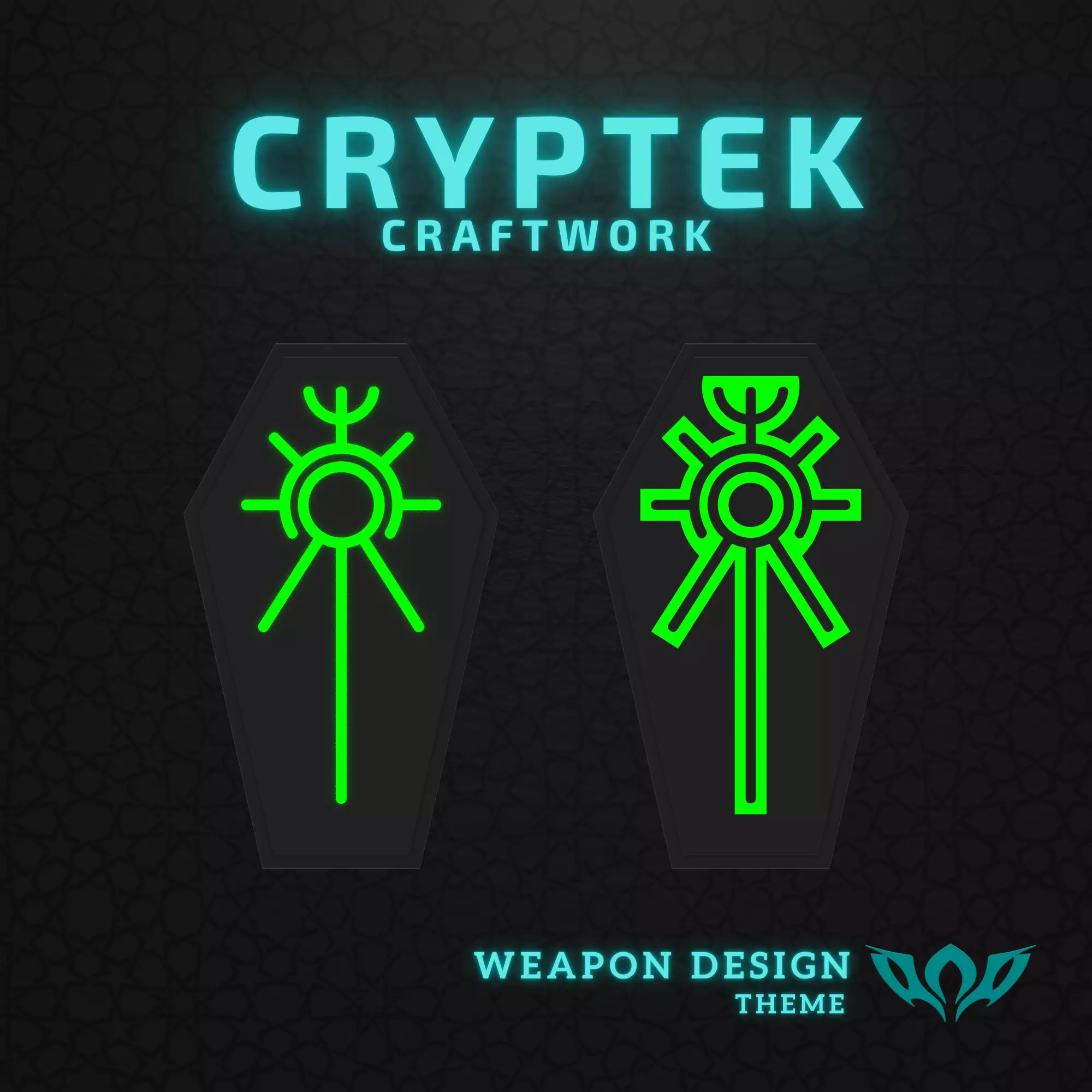 16 Warhammer 40K Necron Szarekhan Dynasty Coffin - 3D Print Free 3D print model