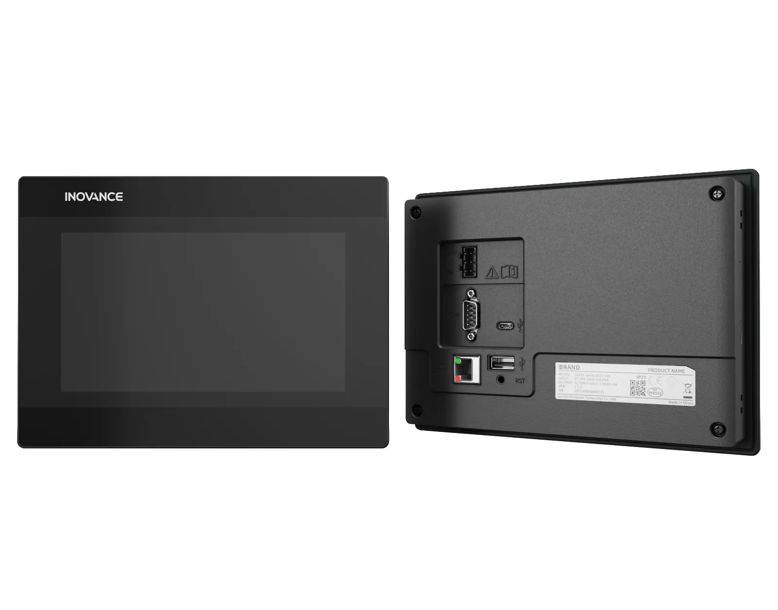 HMI Touch screen human-machine interface 3D model